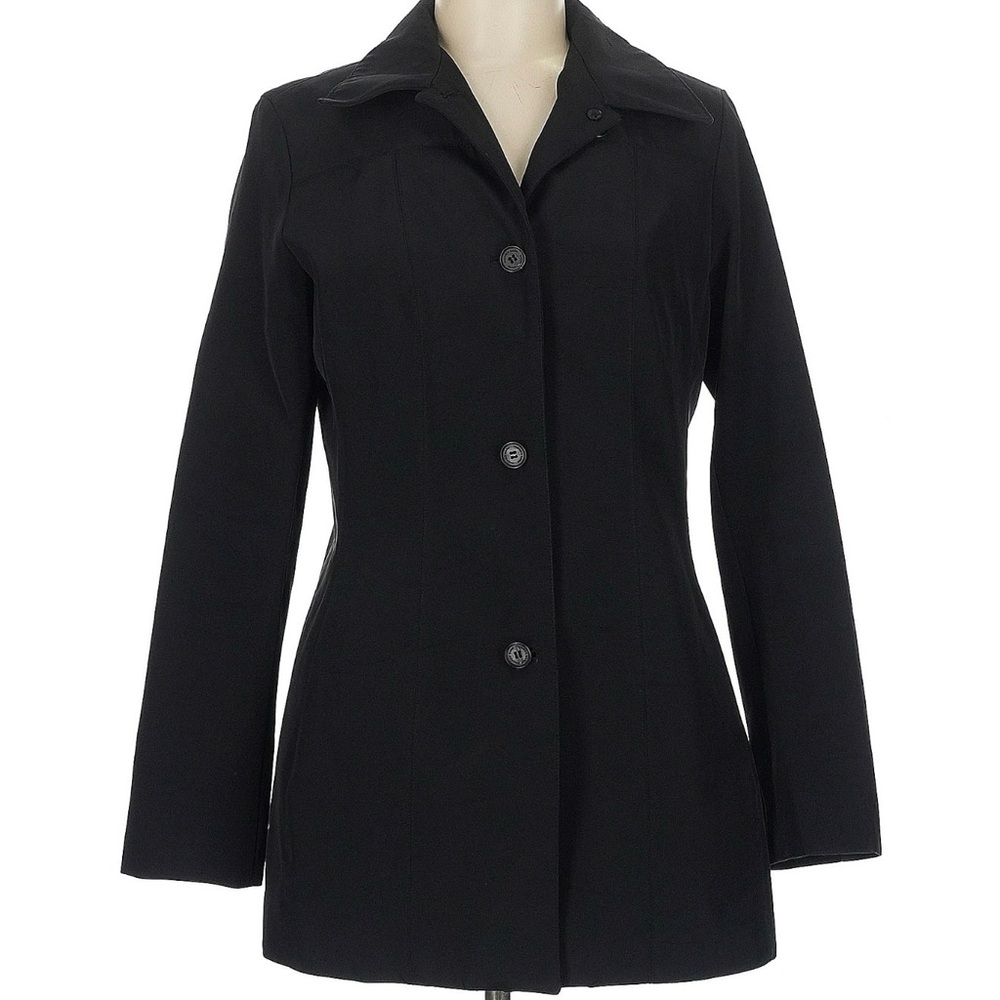 Andrew Marc Women's Classic Black Trench Coat